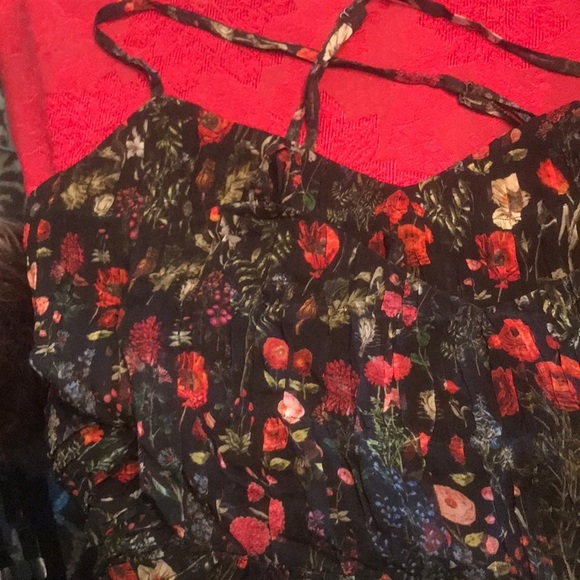 New Anthropologie Massima pleated maxi dress XS S L - Picture 9 of 9